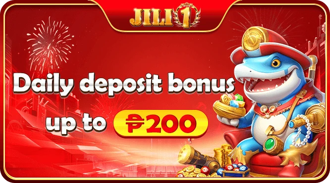 JILI1 daily deposit bonus — 20% up to ₱200