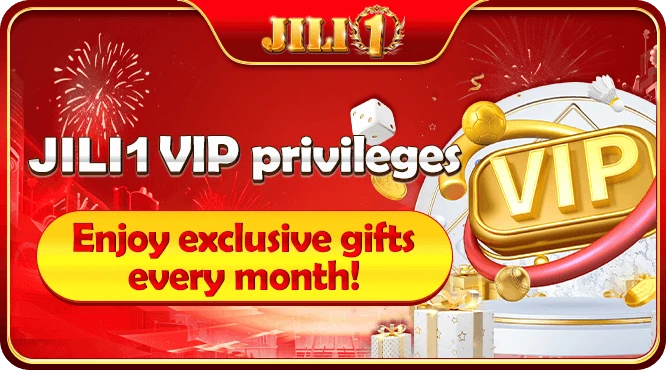 JILI1 VIP program — 20 levels with upgrade and monthly rewards